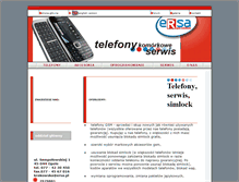 Tablet Screenshot of ersa.pl